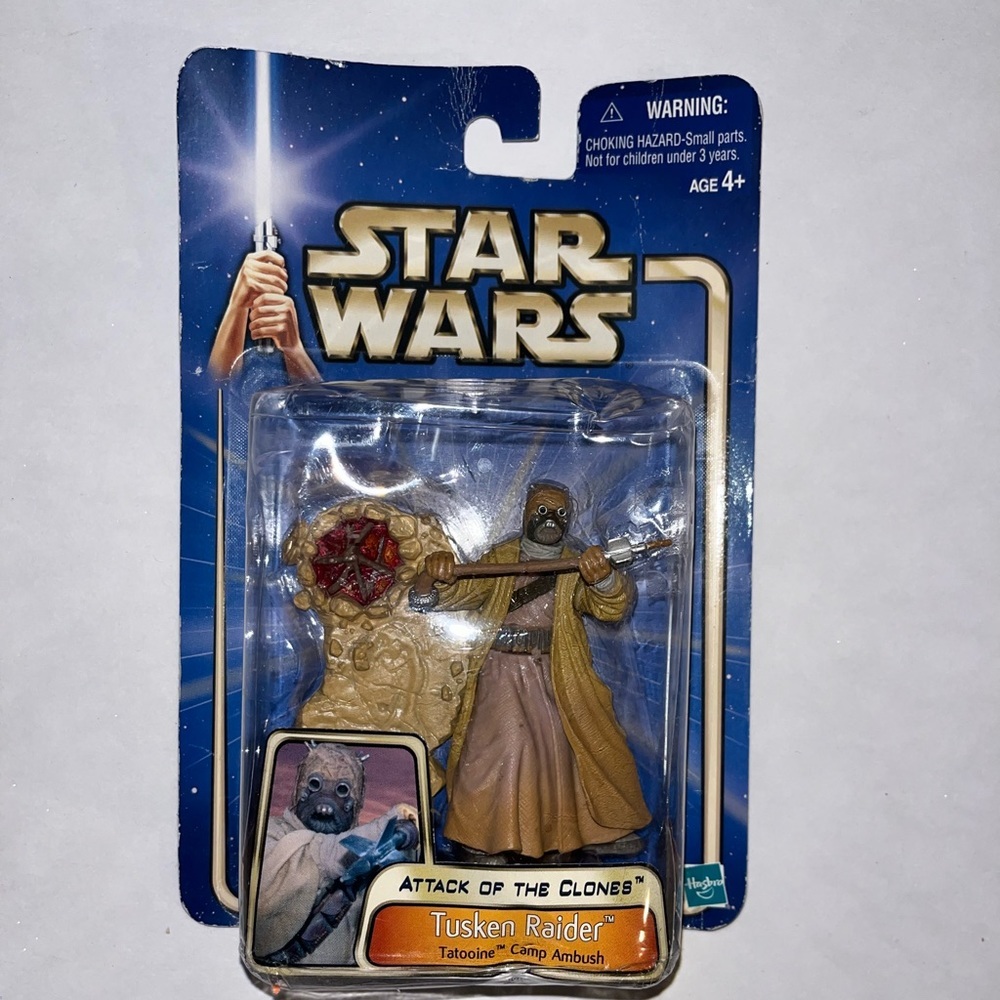 New VTG Star Wars, Attack of the Clones, Tusken Raider Tatooine Camp Ambush 2002